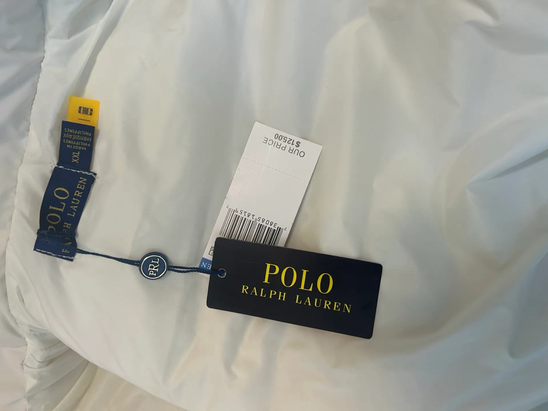 P270 Polo Ralph Lauren FW24 solid color logo embroidered zipper loose vest Color: pure white Size: M-XXL M-75-90kg L-90-105kg XL-105-120kg 2XL-120-135kg